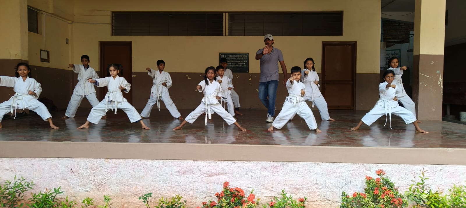 01. MES English Medium Primary School Karate Pic 1